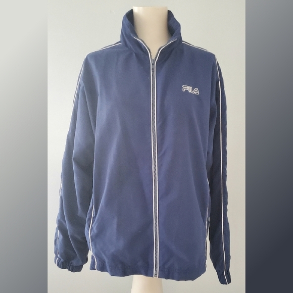 Fila Navy Jogger Jacket - Picture 1 of 7